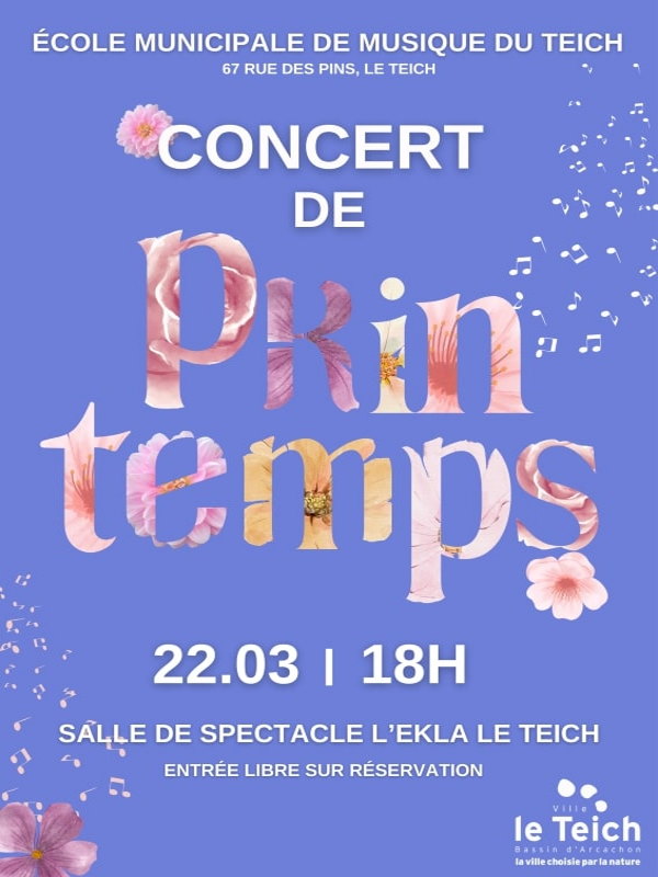 Concert de printemps de l'Ecole Municipale de  ...