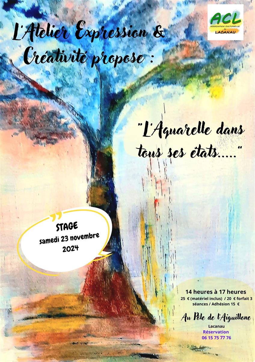 Ateliers expressions et créativité : l'aquarel ...