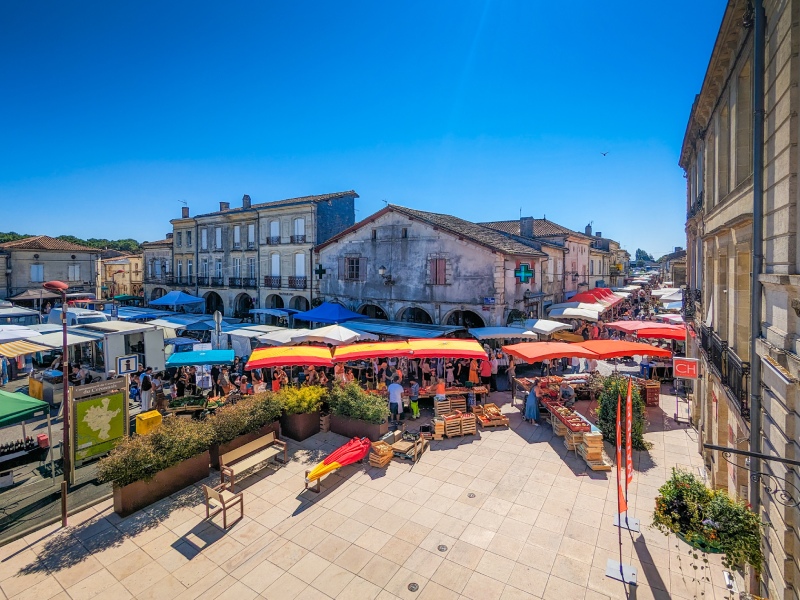 Marché hebdomadaire du mercredi matin de Créon