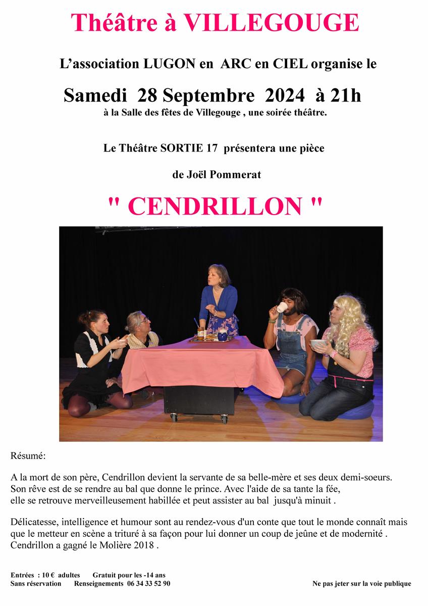 Théâtre à Villegouge "Cendrillon"