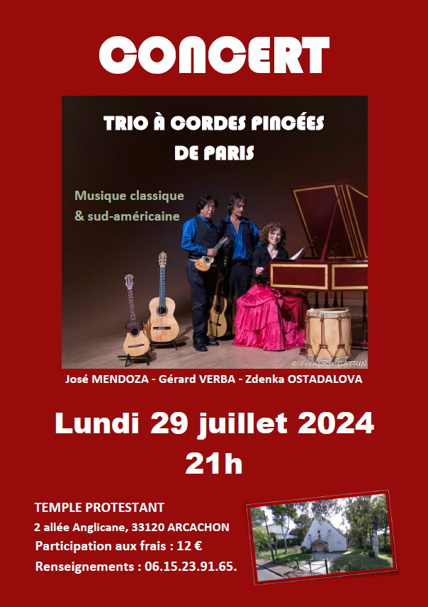 Concert : trio à cordes pincées de Paris