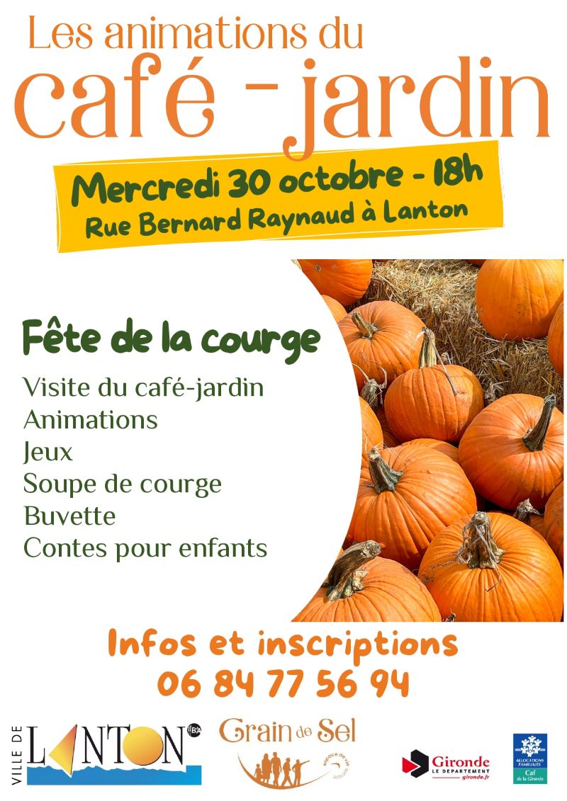 Grain de sel : Fête de la courge au jardin