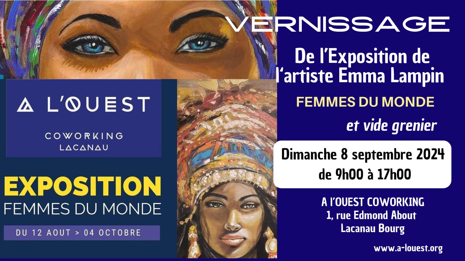 Exposition : de l'artiste peintre Emma Lampin