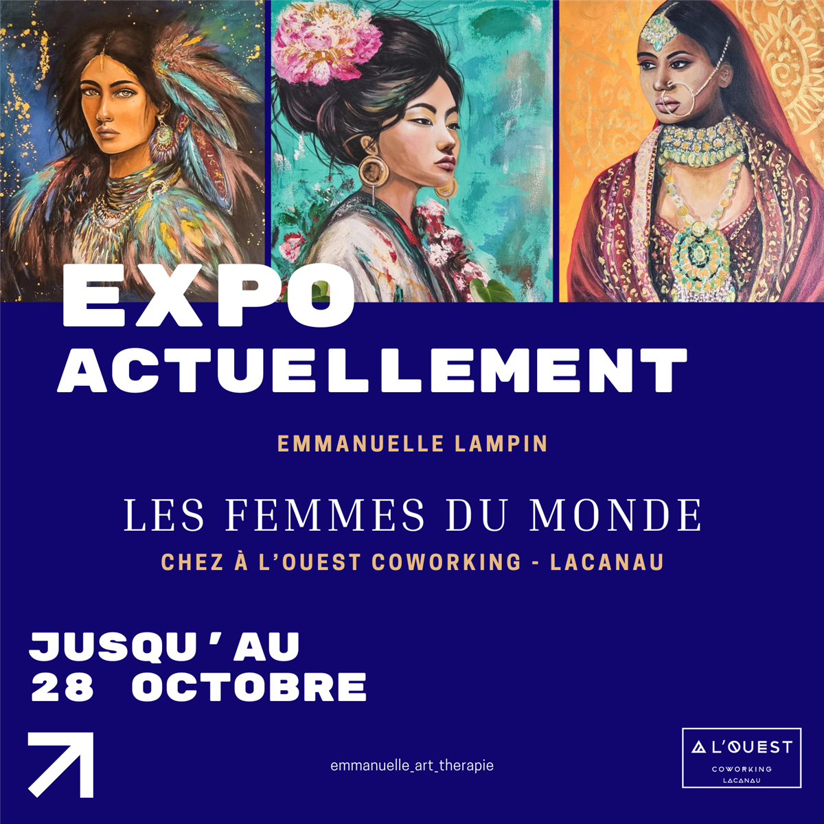 Exposition : de l'artiste peintre Emma Lampin