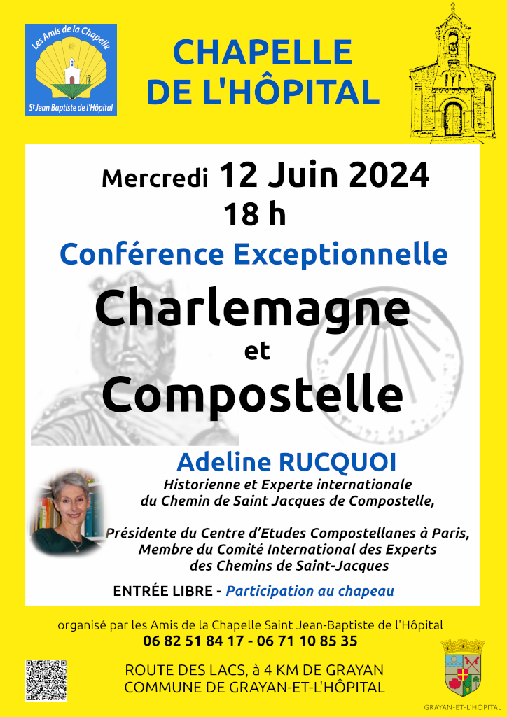 Conférence unique " Charlemagne et Compostelle ...