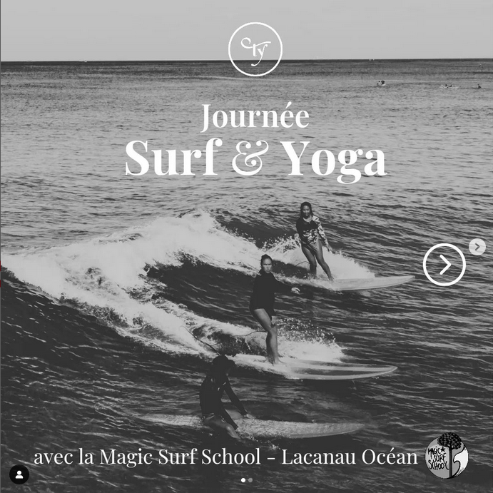 Journée Surf and Yoga avec Tuum Yoga et Magic  ...