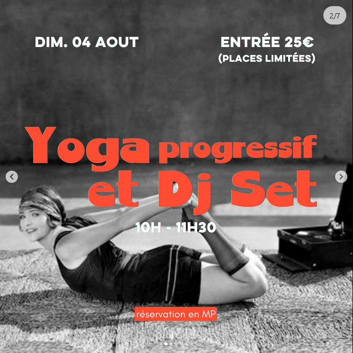 Yoga progressif & DJ set - sur réservation 25€