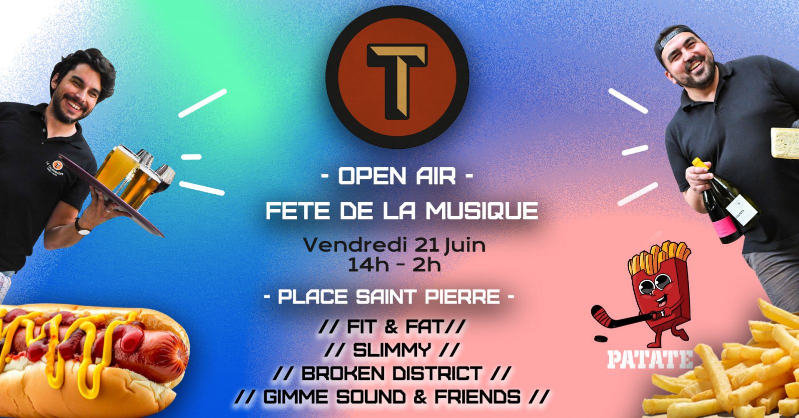 FÊTE DE LA MUSIQUE - OPEN AIR - PLACE SAINT-PIERRE