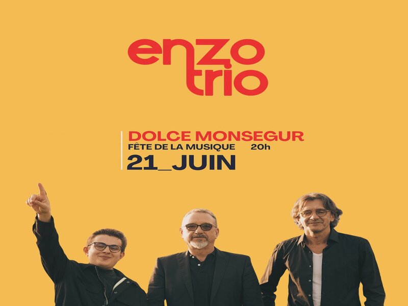 Concert Enzo Trio fête de la musique au restau ...