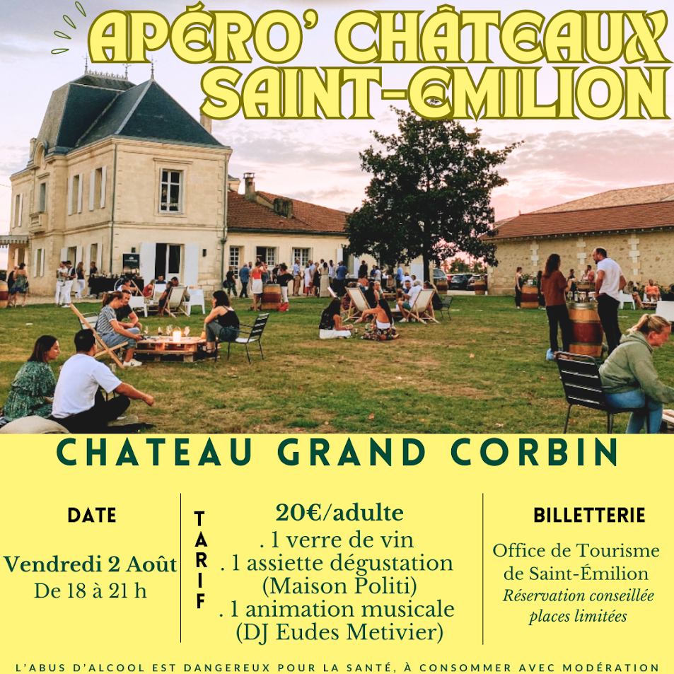 Apéro'Château au Château Grand Corbin