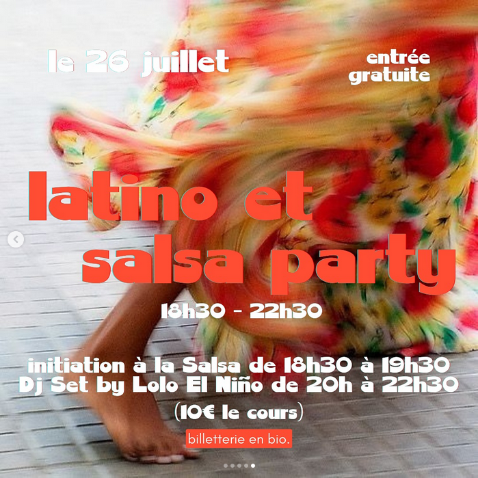 Initiation à la salsa & soirée latino - sur ré ...