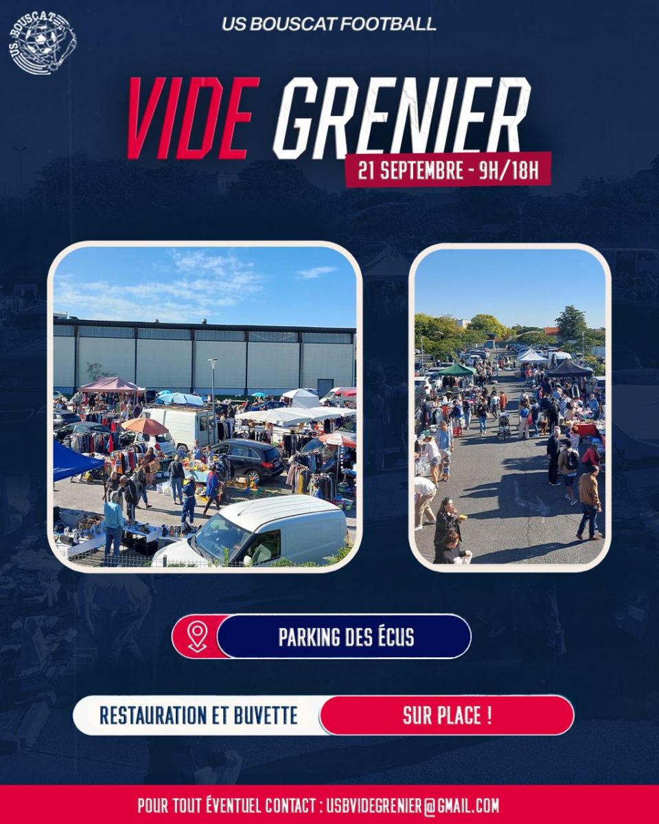 Vide Grenier de l'US BOUSCAT Football