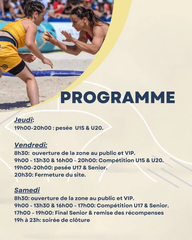 Championnats de France de Beach Wrestling 2025