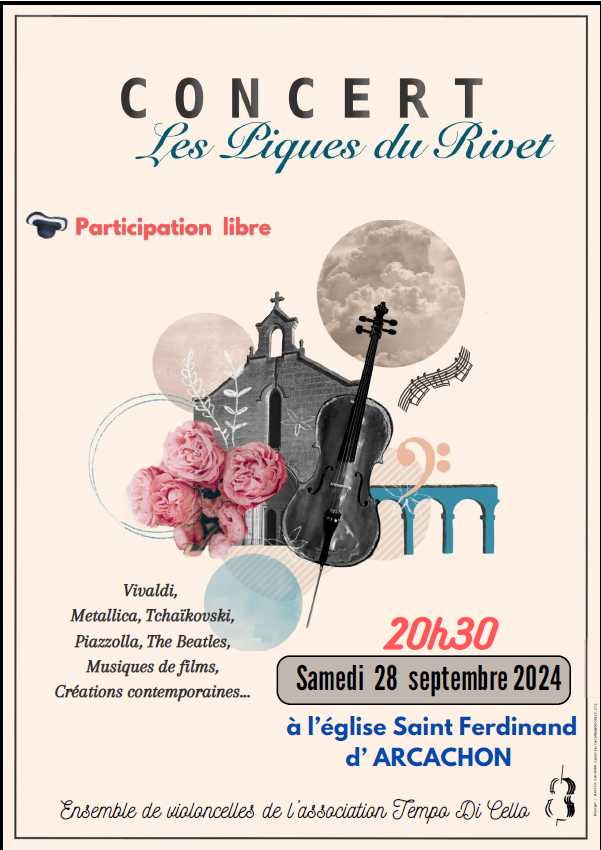 Concert : ensemble de violoncelles "les Piques ...