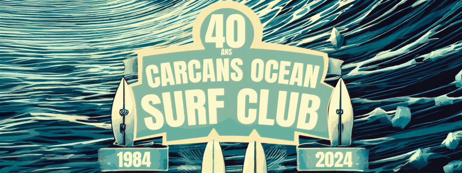 Célébration des 40 ans du Carcans Océan Surf Club