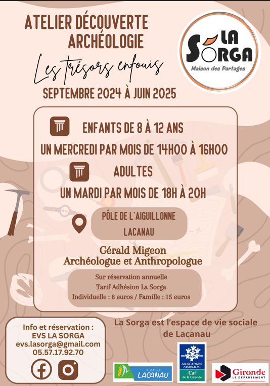 Atelier Découverte Archéologie pour adultes -  ...