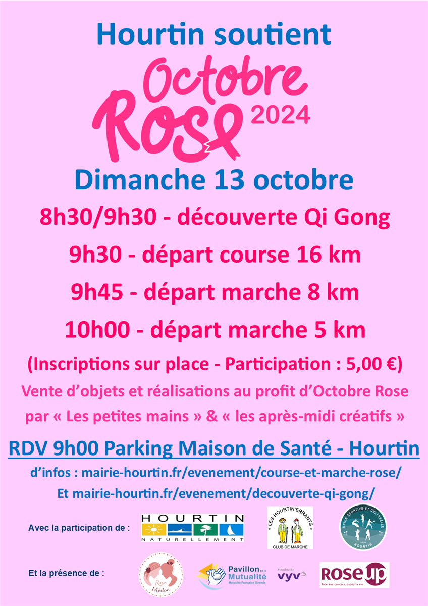 Marche et Course Rose et découverte Qi gong da ...