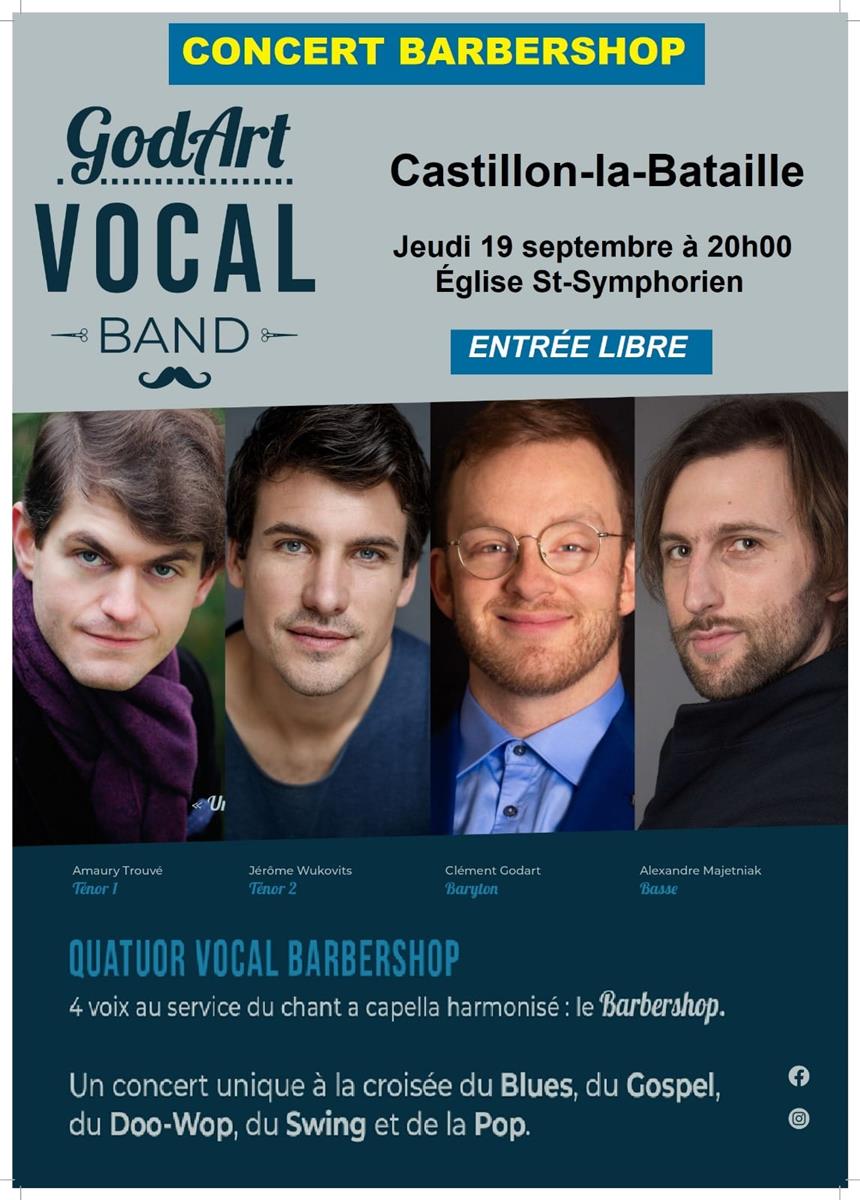 Concert Quatuor Vocal Barbershop