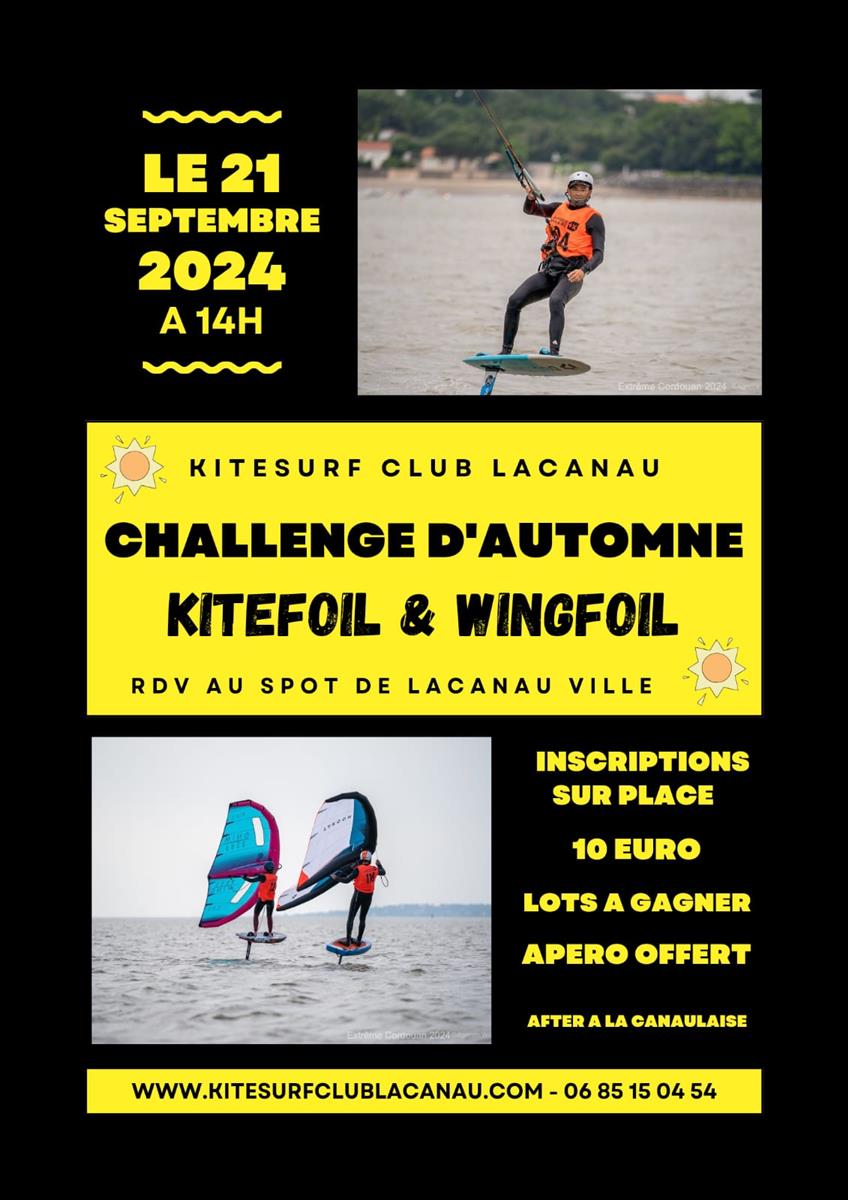 Challenge d'automne - Kitefoil & Wingfoil - in ...