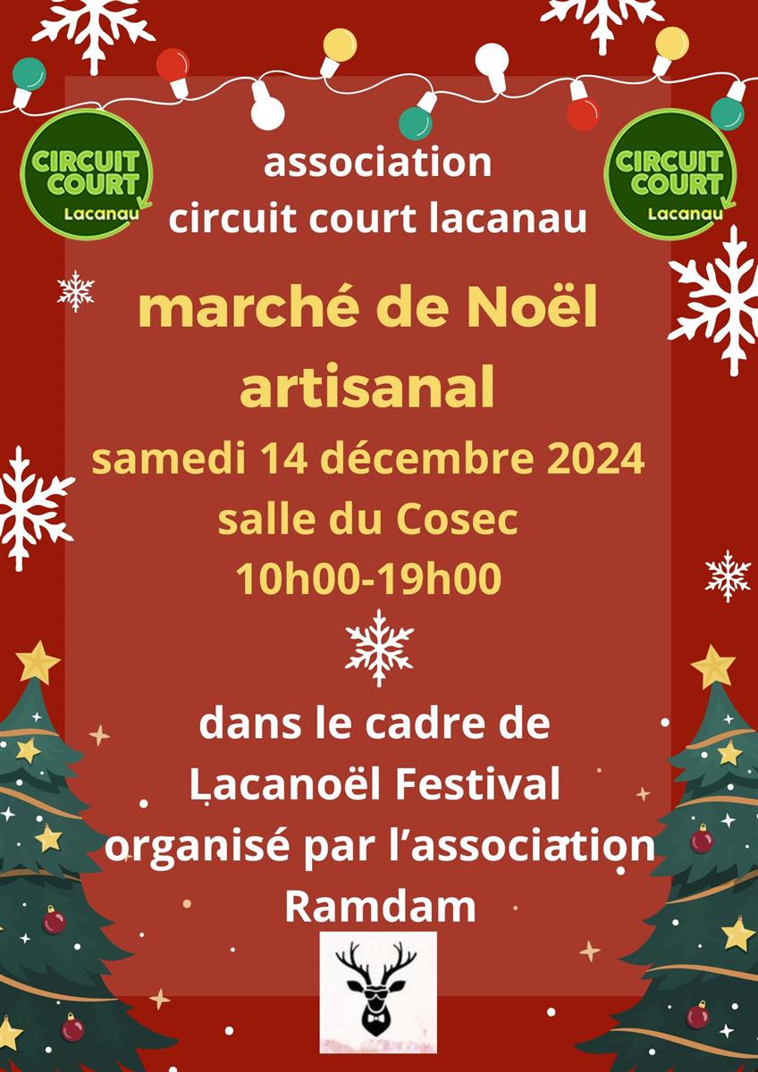 Marché artisanal de Noël organisé par l'associ ...