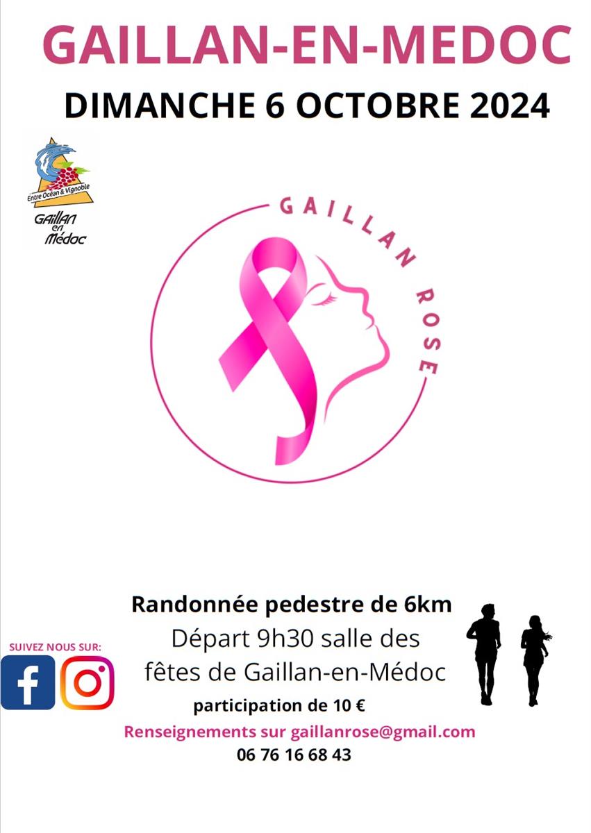 Octobre Rose 2024 : Gaillan Rose