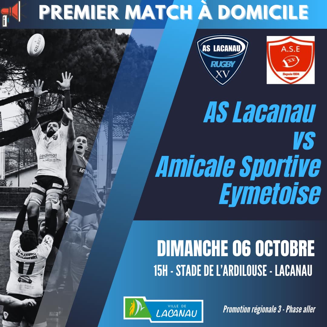 Match de Rugby : AS Lacanau / Amicale sportive ...