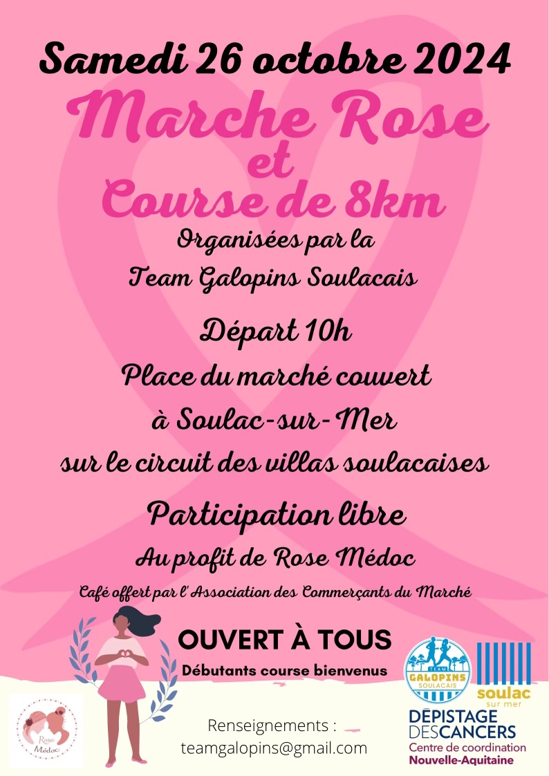 Marche rose et course de 8 km organisées par T ...