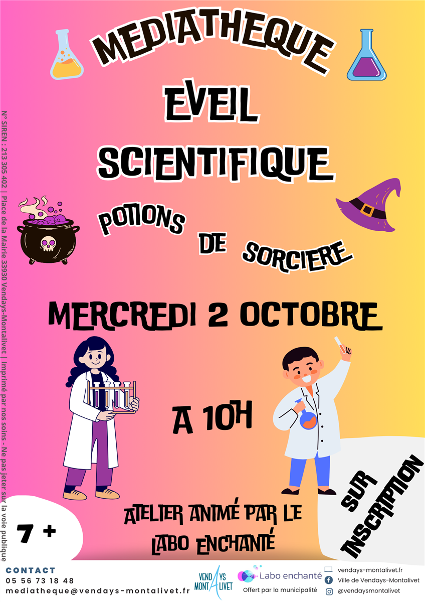 Eveil scientifique "Potions de Sorcière"