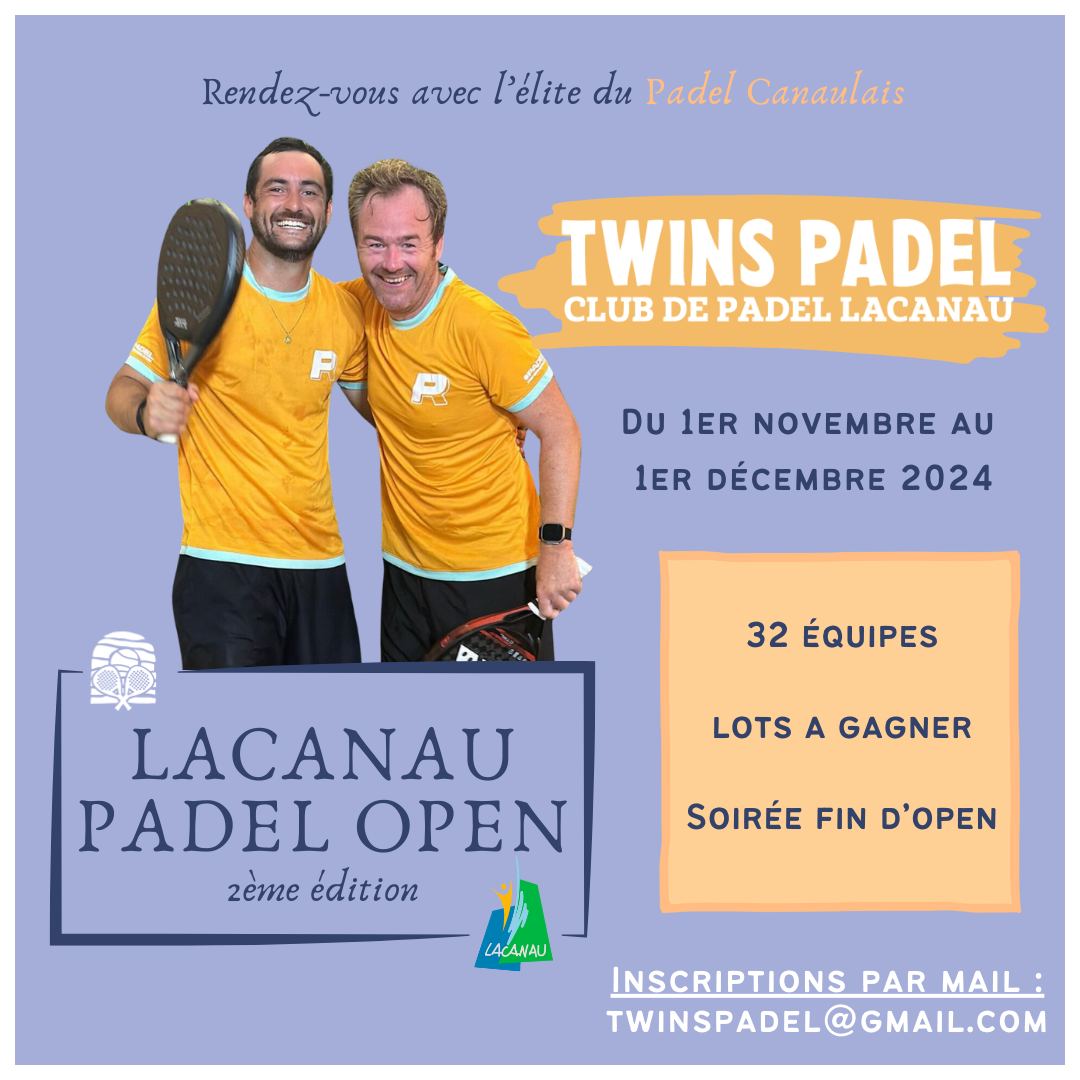 Lacanau Padel Open - sur inscription