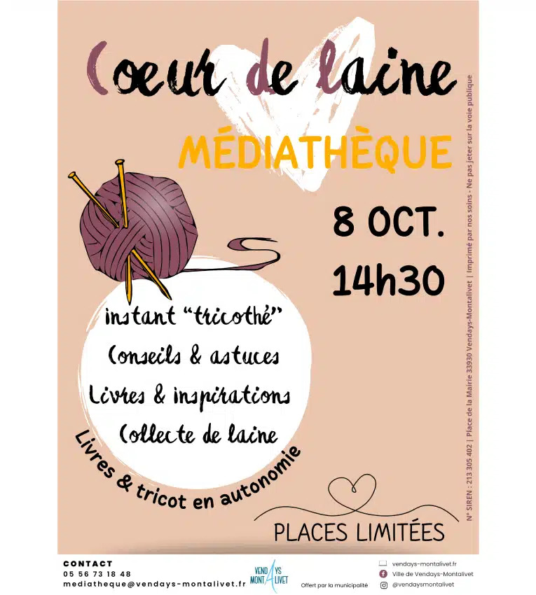 Atelier tricot "Coeur de laine"