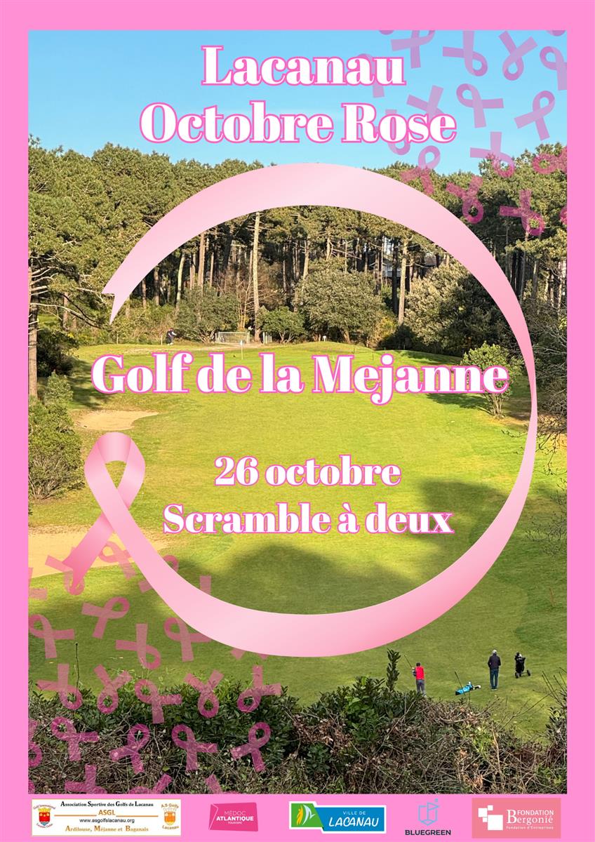 Octobre Rose : Compétition de golf, scramble à 2