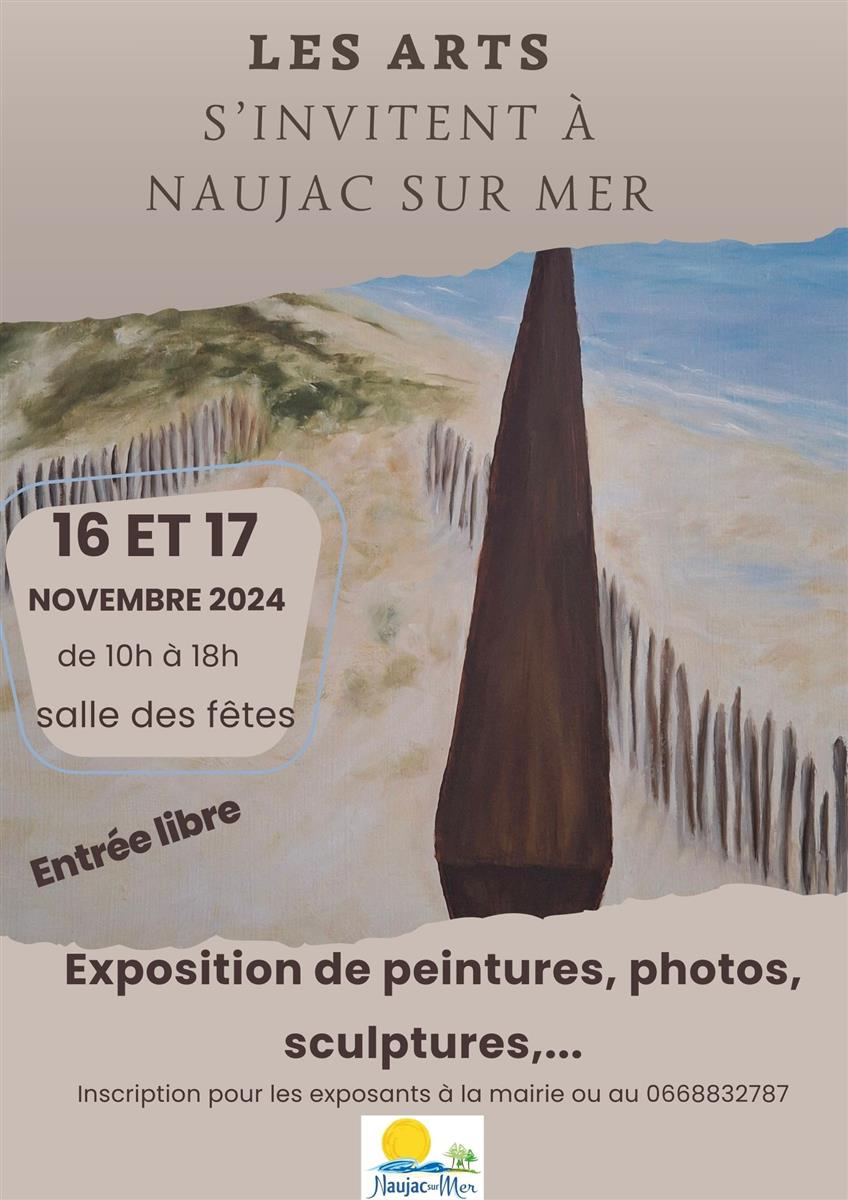 Les Arts s'invitent à Naujac - Exposition pein ...