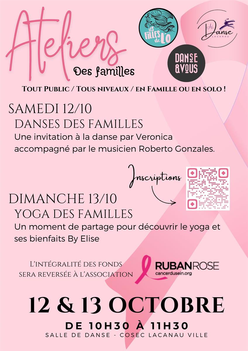 Octobre Rose : Danses des familles parents/enf ...