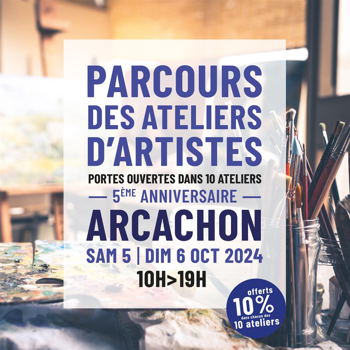 Parcours des Ateliers d'Artistes à Arcachon