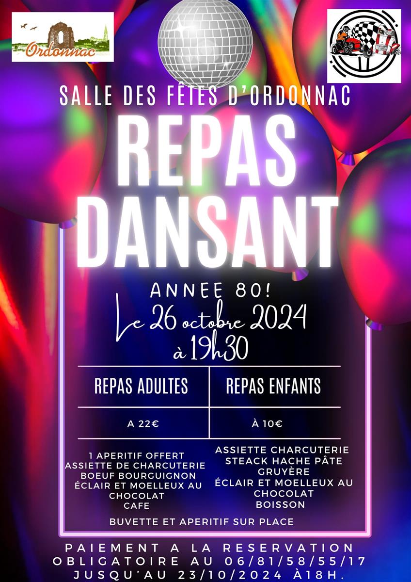 Repas dansant à Ordonnac