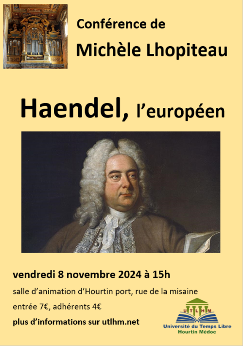 Conférence : « Haëndel l’Européen » organisée  ...