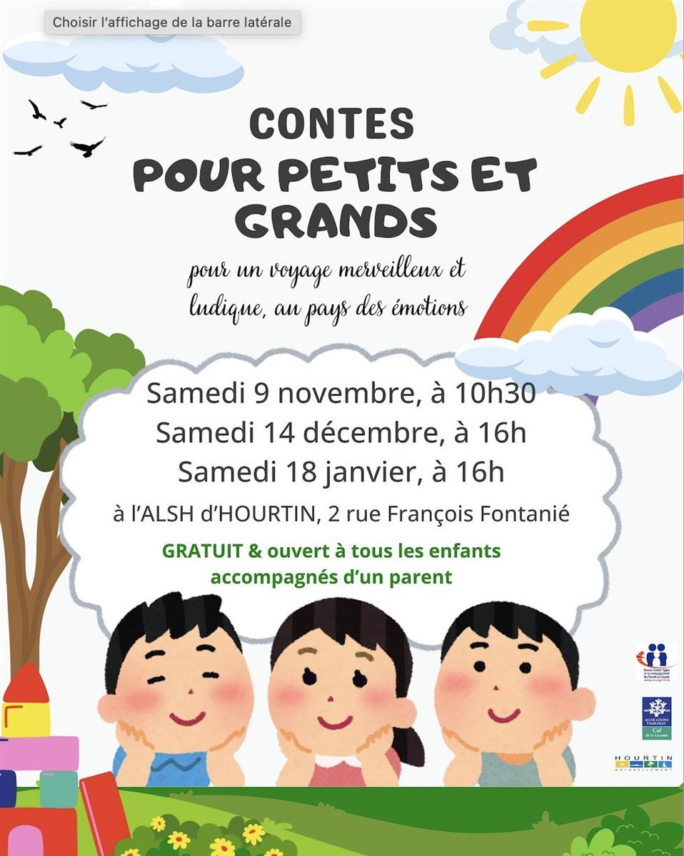 Contes pour les petits et les grands Organisé  ...