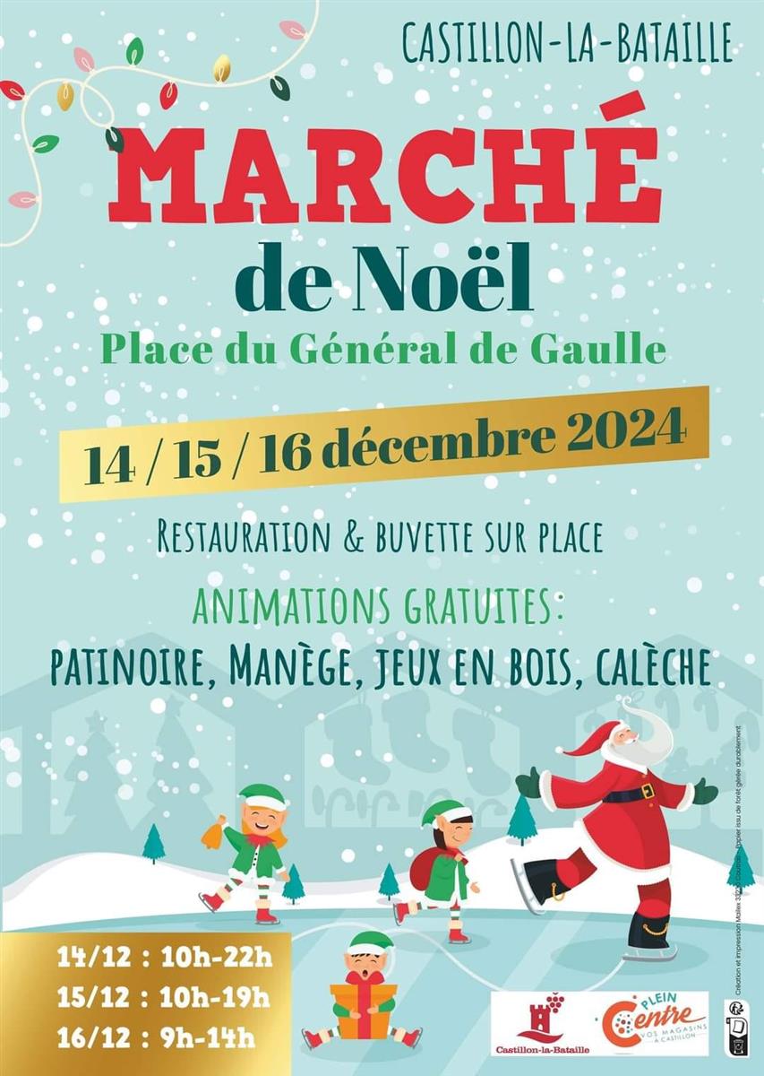 Marché de Noël à Castillon