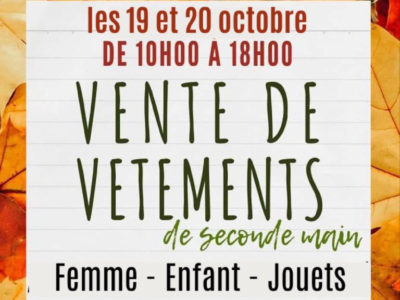 Vente de vêtements