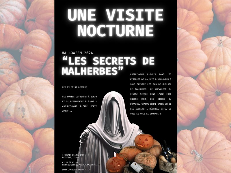 Les Secrets de Malherbes, Visite nocturne du c ...