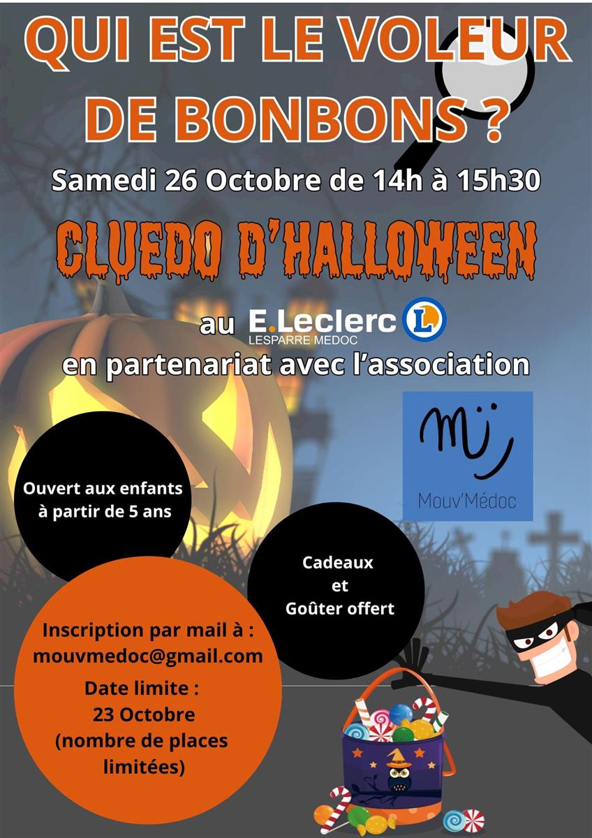 Cluedo d'Halloween à Lesparre : qui est le vol ...