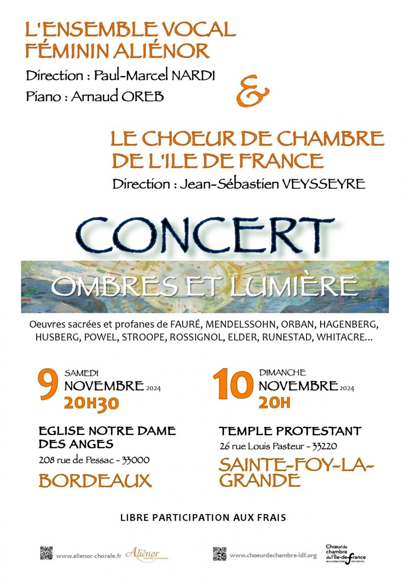 Concert "Ombres et Lumière"