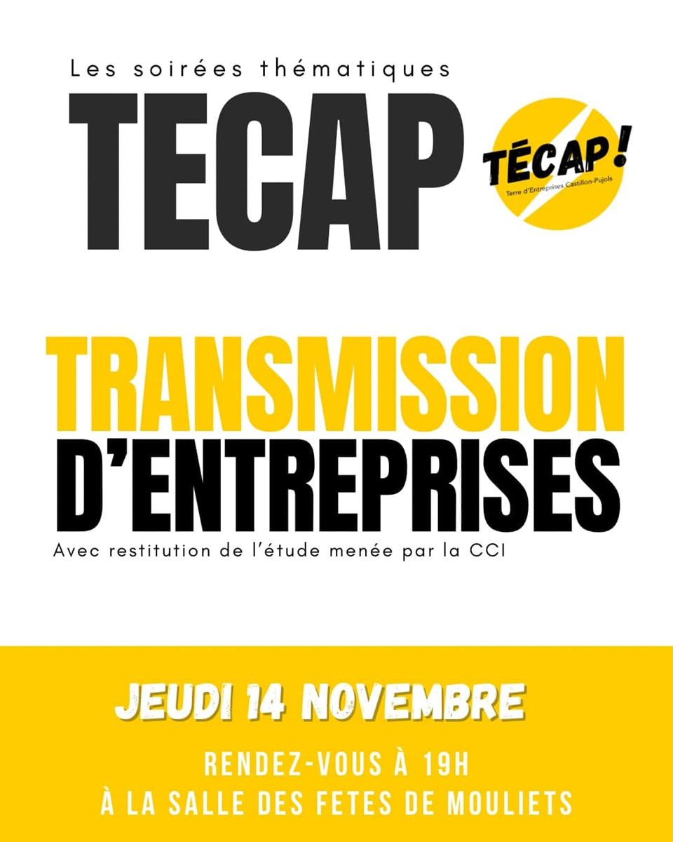 Rencontre thématique TECAP "Transmission d'ent ...