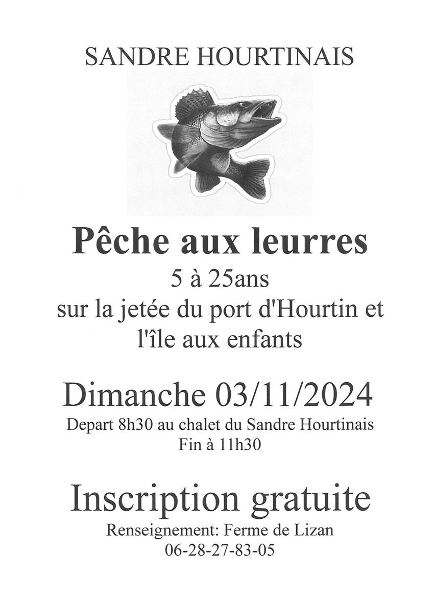 Pêche aux leurres - inscription gratuite