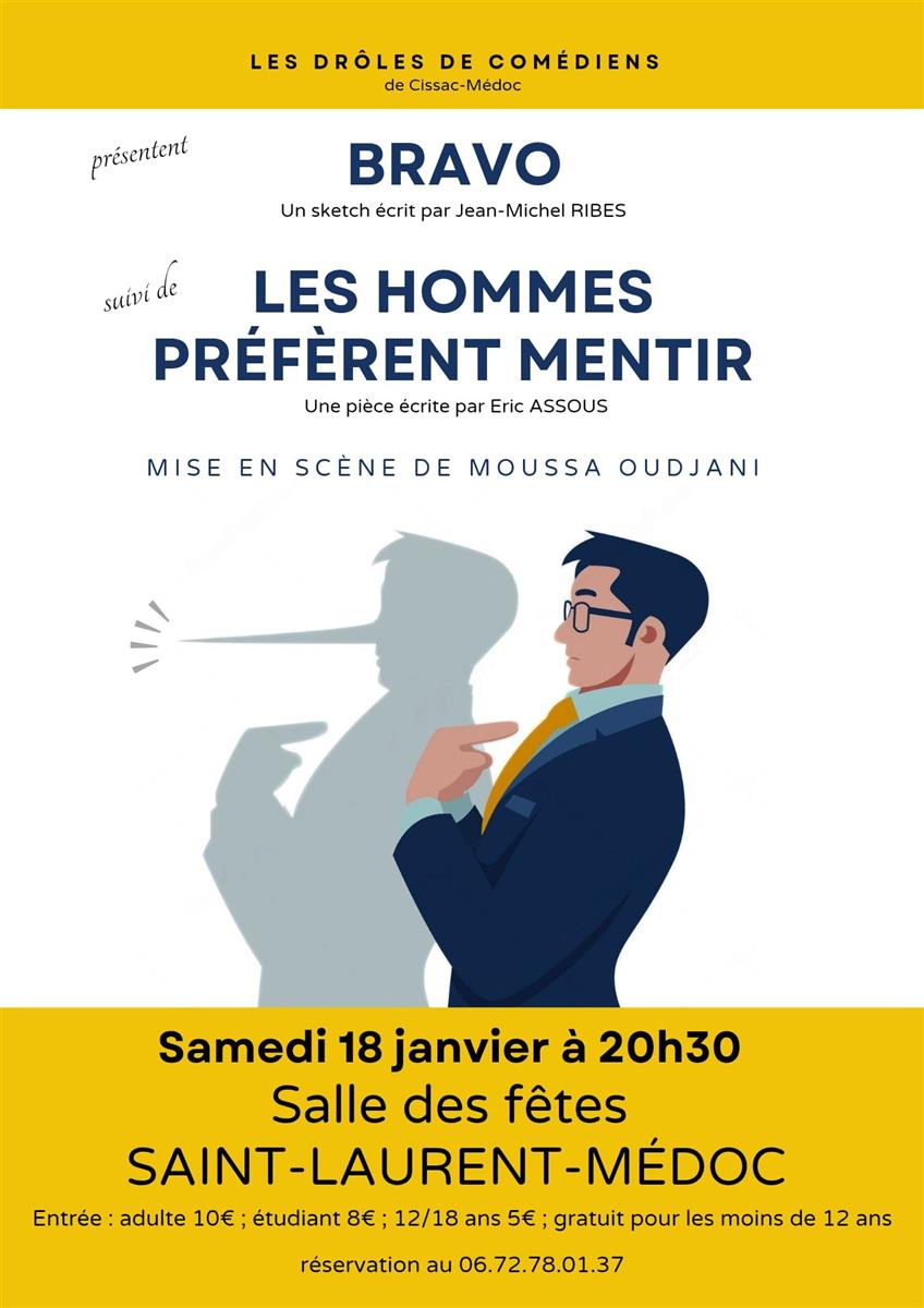 Théâtre : Les hommes préfèrent mentir