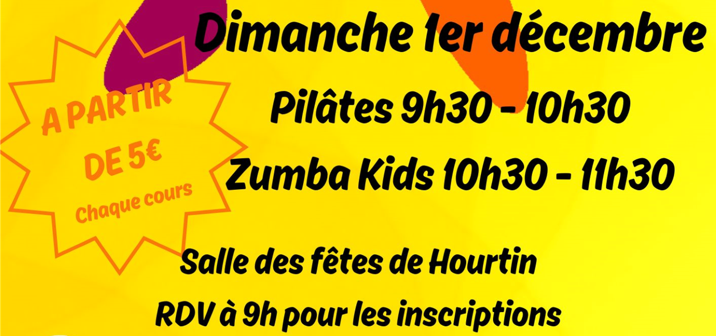 Téléthon : Pilates et zumba kids