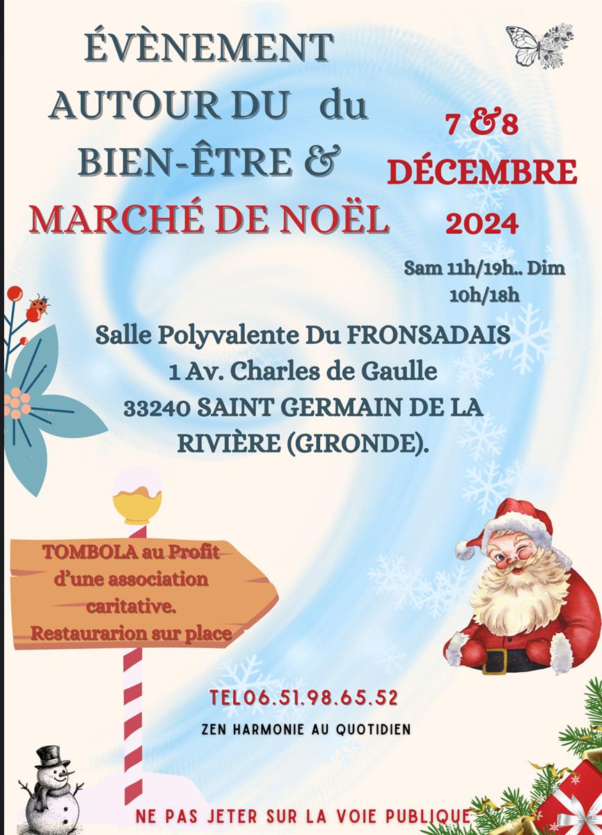 Evenement autour du bien-être et marché de Noël