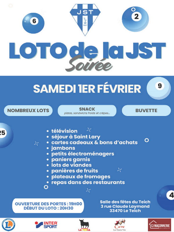 LOTO de la JST du Teich