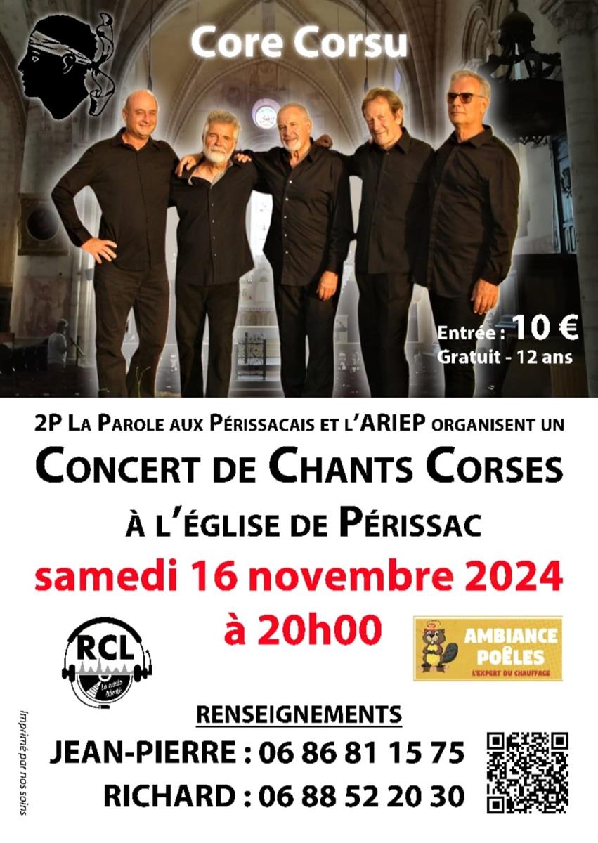 Concert de chants corses