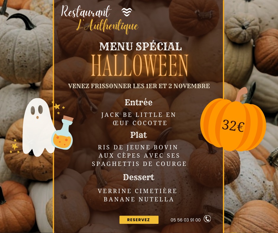 Menu spécial Halloween